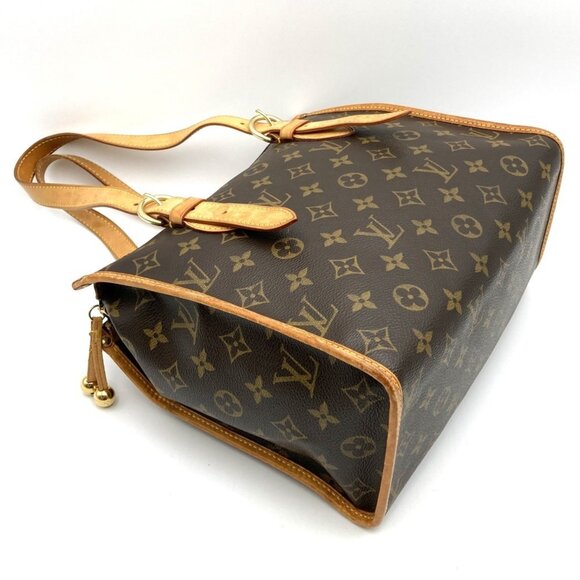LOUIS VUITTON Brown Monogram Leather Tote Bag - Picture 4 of 9